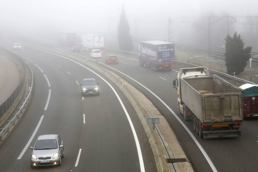 La Aemet activa el aviso de nieblas en la provincia de Burgos