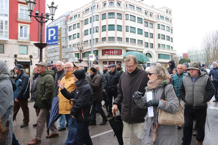 Manifestación por unas pensiones dignas de la Coordinadora Estatal en Defensa del Sistema Público de Pensiones en Burgos