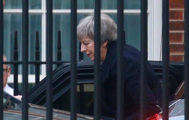 May se opone a otro referéndum del 'brexit y critica a Blair por pedirlo