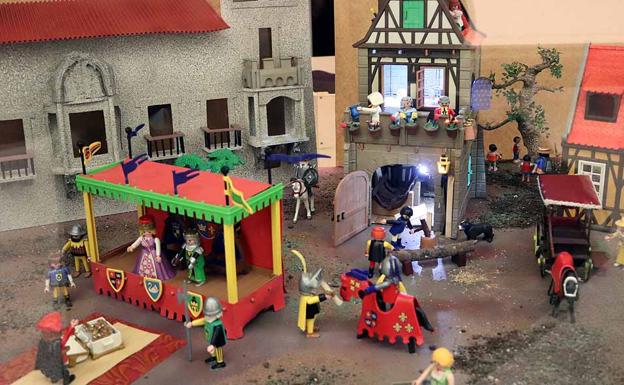 Una exposición del MEH recrea el descubrimiento de América con figuras de Playmobil