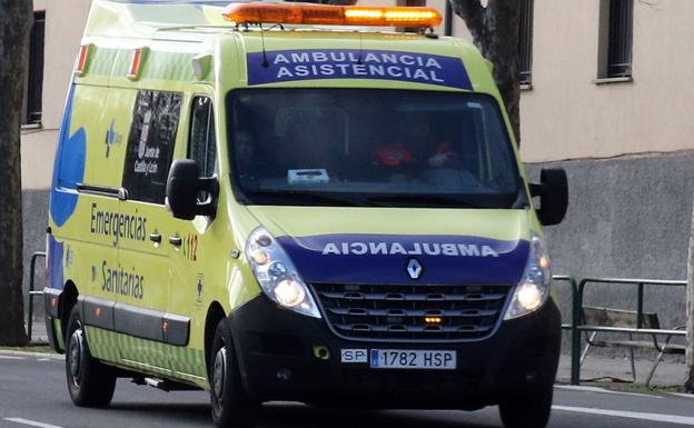 Ocho heridos, cinco de ellos menores, en el vuelco de una furgoneta en la AP-1 en Briviesca