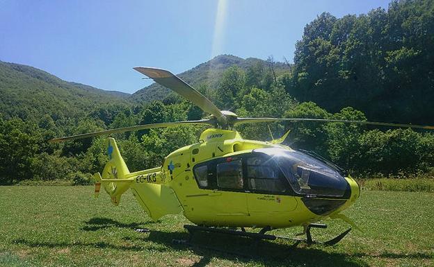 Evacuado al Clínico de Valladolid un hombre de 79 años tras ser atropellado por un tractor en una nave de Cuéllar