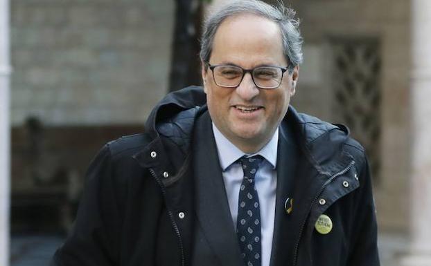 Quim Torra rebaja el tono y evita desobedecer al Tribunal Constitucional