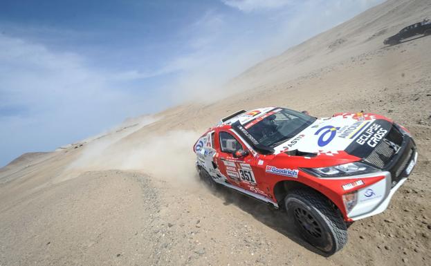 La burgalesa Cristina Gutiérrez consigue su mejor resultado en una etapa del Dakar