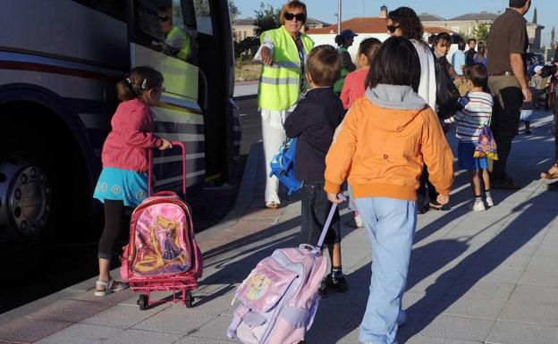 La Junta deja sin transporte escolar a 19 alumnos burgaleses a mitad de curso