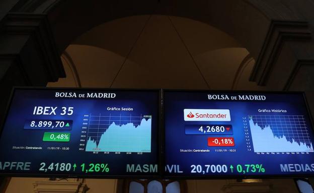 El Ibex-35 arranca el mes de enero al alza, pero las dudas persisten