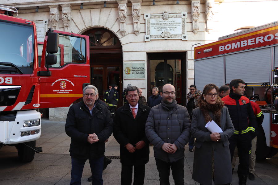 Nuevos camiones de bomberos para Oña y Briviesca