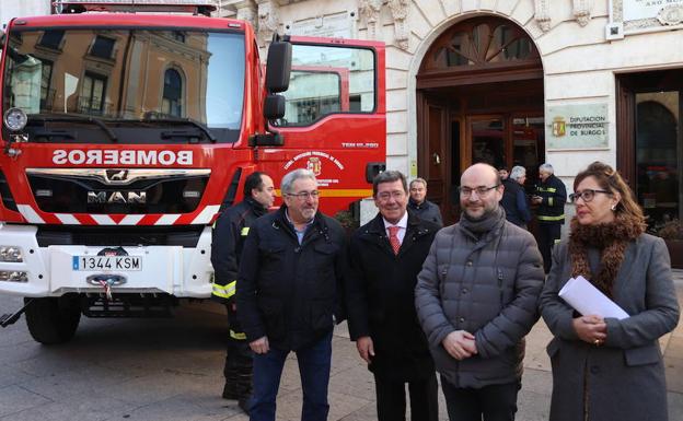 Oña y Briviesca estrenan camiones de bomberos