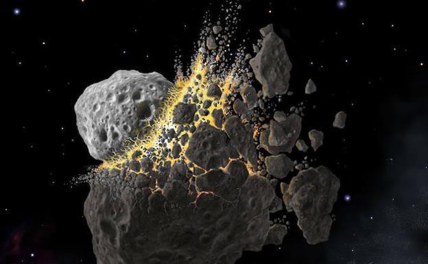 El impacto de asteroides en la Tierra se triplicó en la era de los dinosaurios