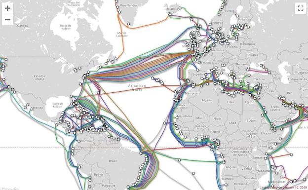 Así se conecta en red el mundo