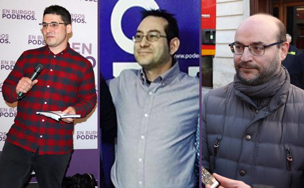 Salinero, Gonzalo y Peña optarán por Podemos a las Alcaldías de Burgos, Aranda y Briviesca