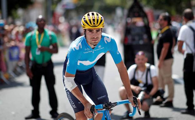 Mikel Landa se fractura la clavícula derecha