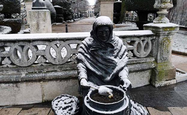 La AEMET mantiene la alerta amarilla por nieve para este domingo solo en Burgos