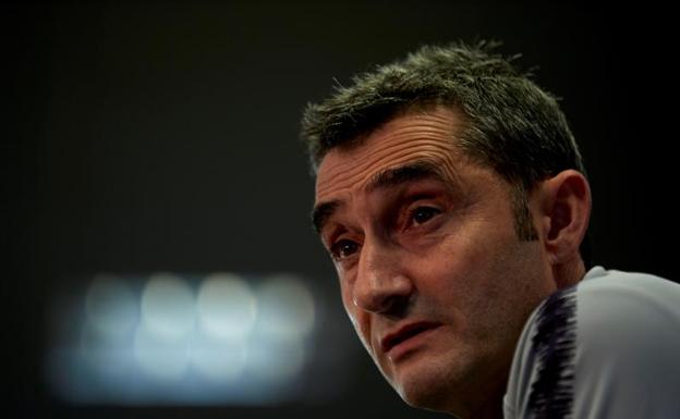 Valverde: «No soy partidario de tomar riesgos, ni con Messi»