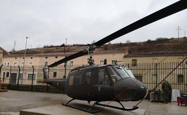 Un helicóptero para ayudar en el despegue del museo de Belorado