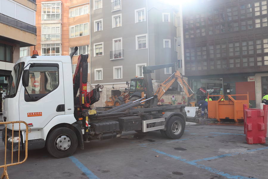 Comienza la segunda fase de las obras de la plaza Hortelanos