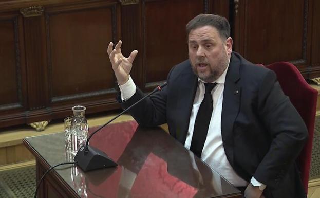 Las frases más destacadas de Junqueras: «En estos momentos me considero un preso político»