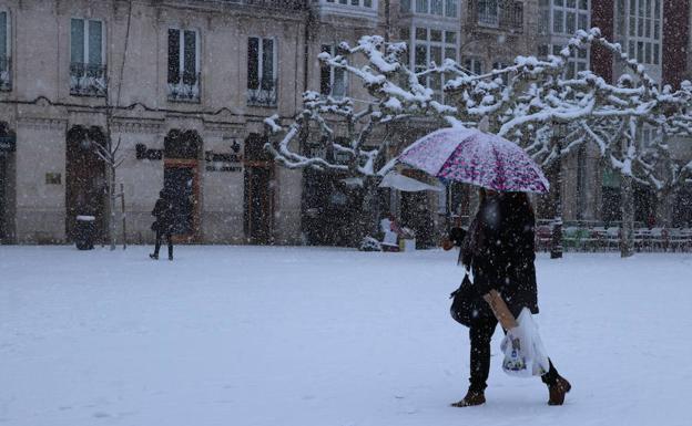 Burgos es la capital de España en la que más nieva