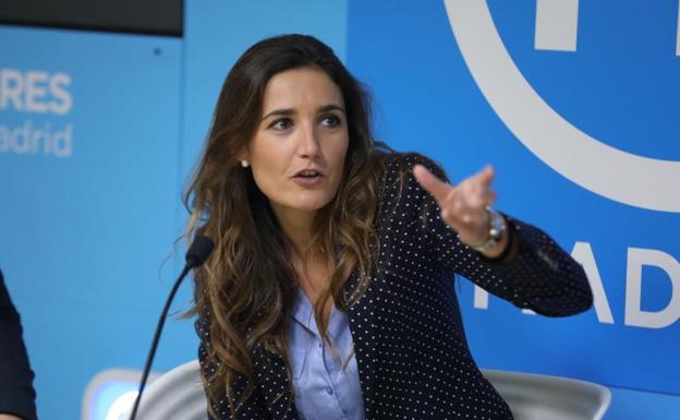 La portavoz del PP en Sepúlveda, Raquel Sanz, primera de la lista para ocupar el escaño de Clemente