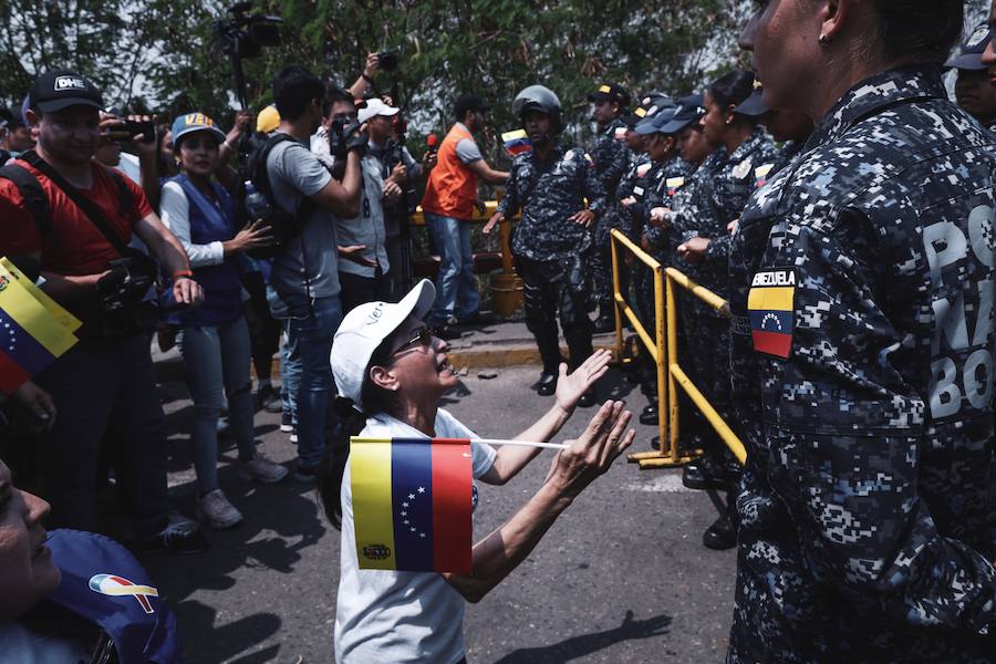 Disturbios en la frontera entre Brasil y Venezuela