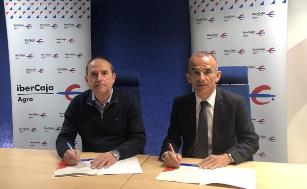 Ibercaja firma un convenio de colaboración con Agrobureba en Briviesca