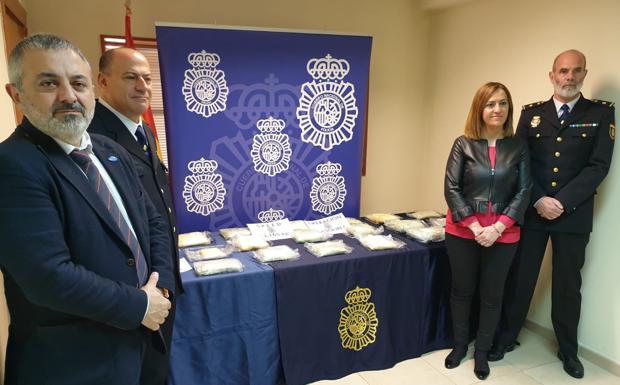 Detienen a dos hombres e incautan 16 kilos de droga en una lonja «guardería» de Aranda