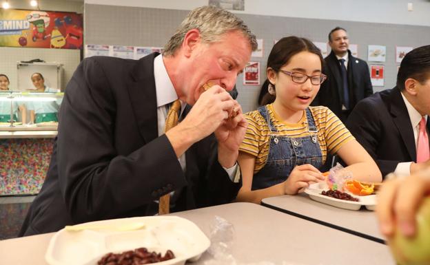 Los lunes serán vegetarianos en las escuelas públicas de Nueva York