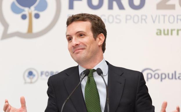 Casado pide que «nadie experimente con un voto» y apela a una España unida