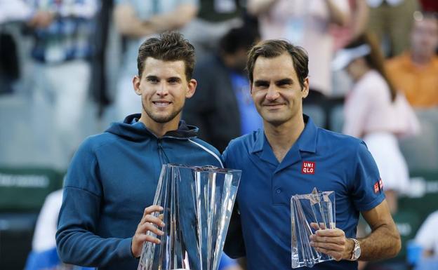 Thiem remonta a Federer y logra el mayor título de su carrera