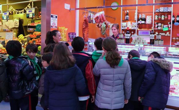 Los niños también van al mercado