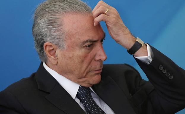 Ordenan liberar al expresidente brasileño Michel Temer