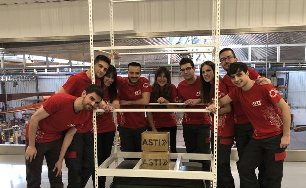 Nueve alumnos de FP superior se incorporan a ASTI para realizar su formación dual