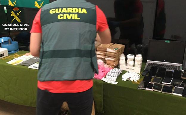 Incautan 30 kilos de cocaína al desmantelar una organización criminal que operaba en Burgos