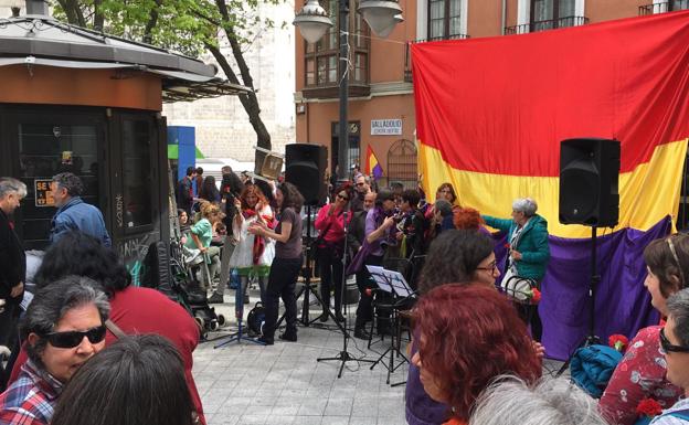 Encontronazo al final de la procesión del Domingo de Ramos de Valladolid