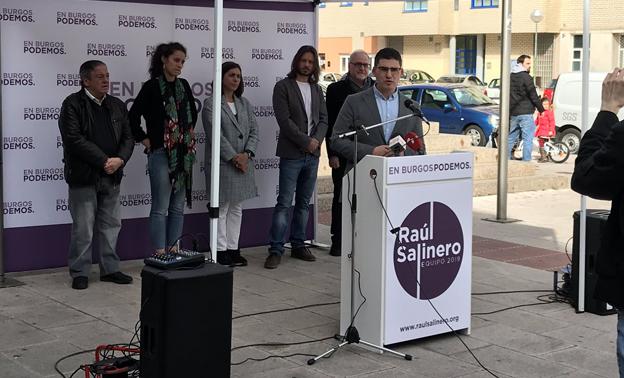 Podemos apela al espíritu de los comuneros para «alzar la bandera morada» y lograr la Alcaldía de Burgos