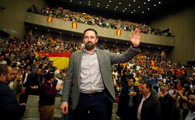 Santiago Abascal no vio el debate, descansó y preparó un mitin en Madrid