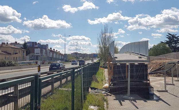 La pasarela peatonal de El Crucero se colocará esta madrugada