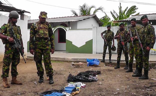 Al menos 15 muertos en una operación contra los terroristas islamistas en Sri Lanka