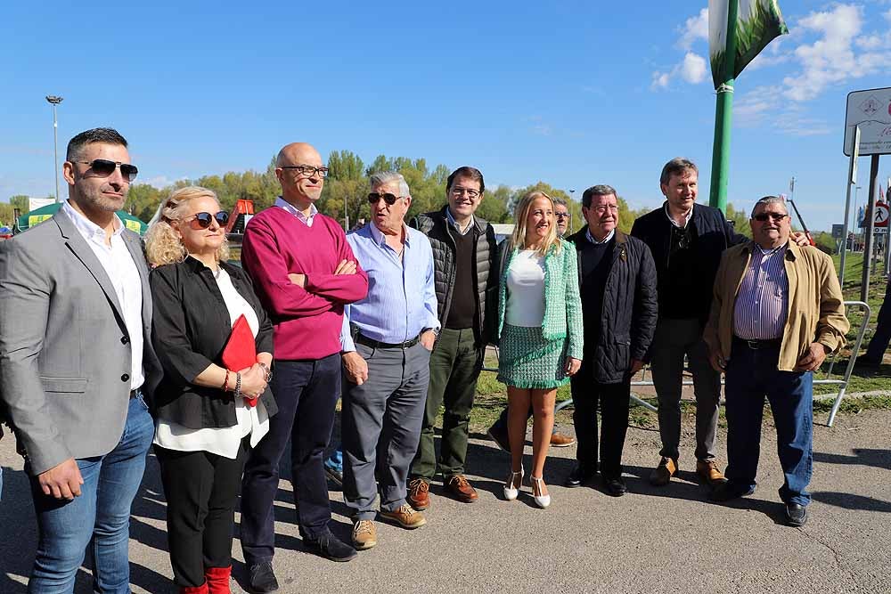 La Feria de Maquinaria Agrícola de Lerma se ha convertido en escenario político entre campañas