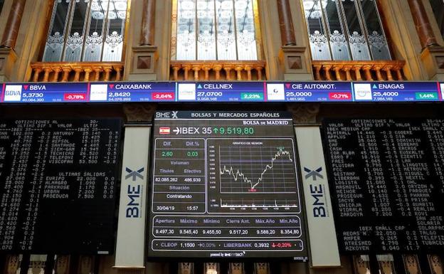 El Ibex-35 sufre su mayor caída desde marzo y se despide de los 9.500 puntos