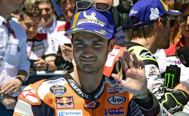 Dani Pedrosa: «Es la primera vez que estoy en una carrera como espectador»