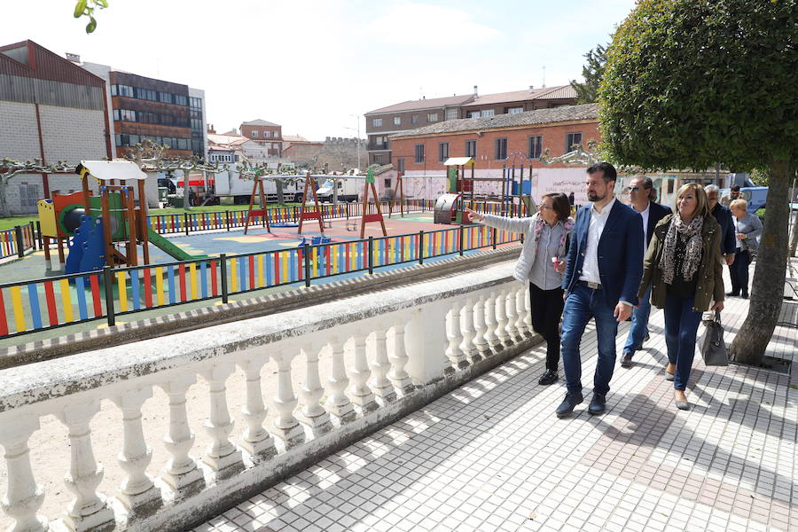 El candidato socialista a la Presidencia de la Junta visita ROA