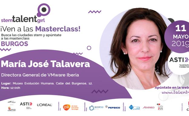 María José Talavera impartirá este sábado la séptima masterclass de STEM Talent Girl en Burgos