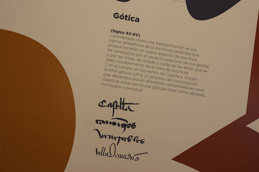 Imágenes de la exposición 'Caligrafía y Pensamiento'