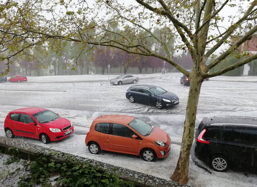 Seis provincias de Castilla y León, en alerta por lluvias y tormentas con granizo