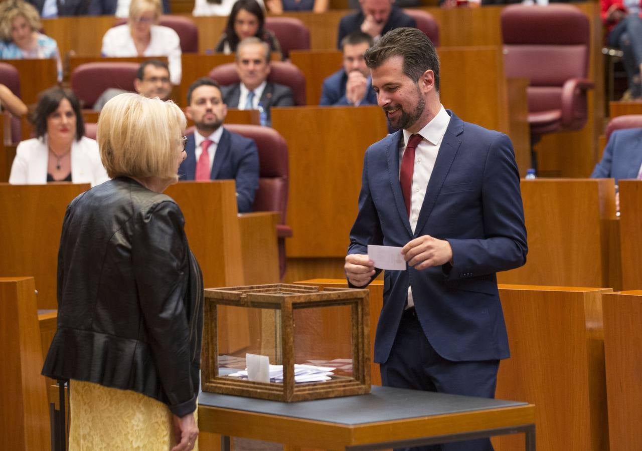 Así ha vivido Luis Tudanca la sesión constitutiva de la X Legislatura de las Cortes de Castilla y León