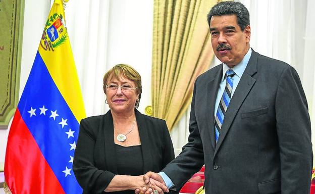 Los venezolanos depositan sus últimas esperanzas de normalización en Bachelet