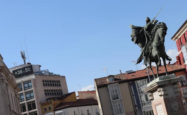 Sombra, helados y agua fresca para combatir la ola de calor en Burgos