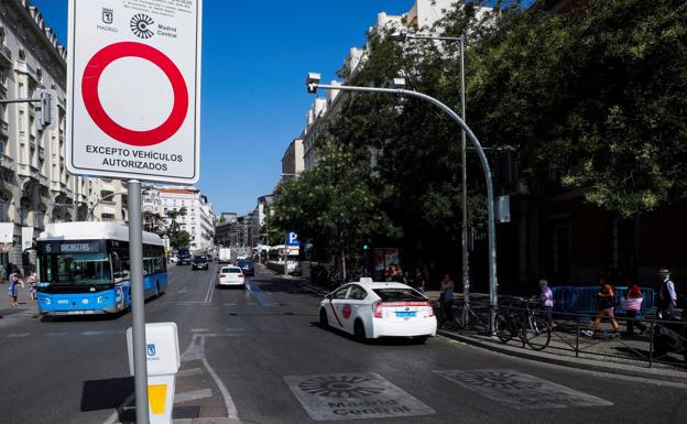 Las multas en Madrid Central vuelven este lunes