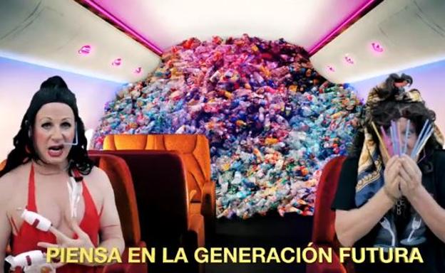 Los Morancos se ponen ecologistas cantando «Con basura» de Rosalía